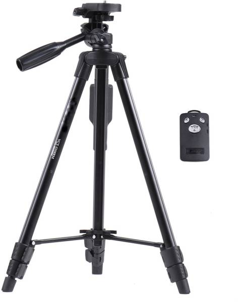 Unifree VCT-5208 Professional Lightweight Aluminum Portable Tripod Stand 3 Way Head For Digital Camera Camcorder, Nikon Sony Canon DSLR, GoPro, Action...