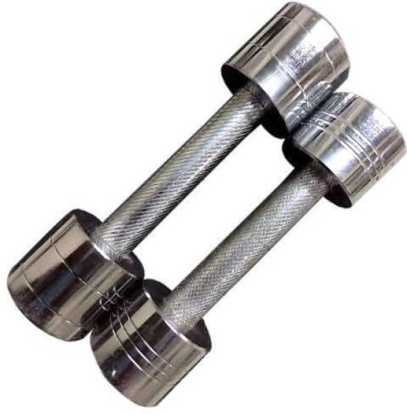 Aerofit (5kg * 2pcs) Chrome Dumbells Fixed Weight Dumbbell