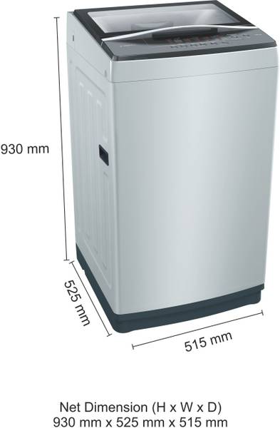bosch washing machine 6.5 kg top load price