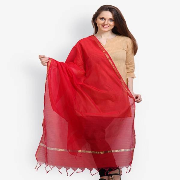 Amraoo Art Silk Solid Women Dupatta