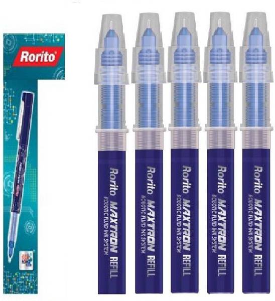 Rorito MAXTRON ROBOTIC FLUID INK SYSTEM 5 PEN AND 5 REFILL Gel Pen
