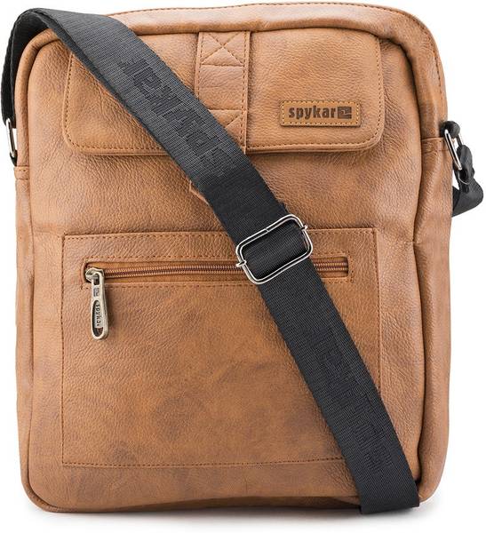 Spykar Men Women Tan Messenger Bag Price History