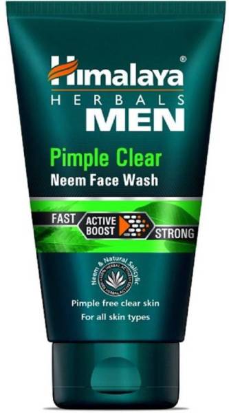HIMALAYA Him Pimple Clear Neem (100 ml) Men All Skin Types Face Wash