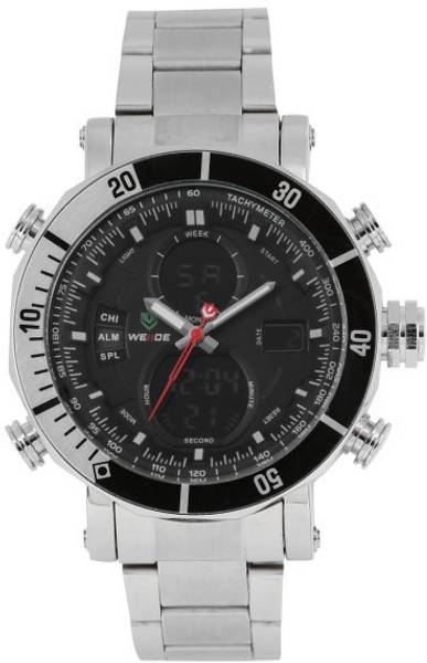 WEIDE Formal Analog Digital Watch For Men Price History