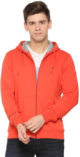 Allen Solly Full Sleeve Solid Men Sweatshirt