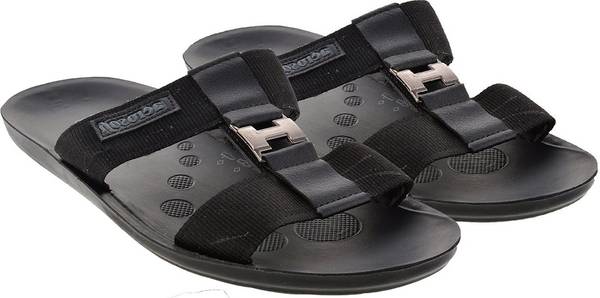 Aerosoft Men s Black Sandal Men Black Casual Price History