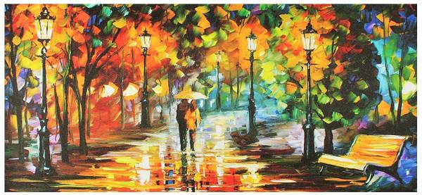 Beautiful Mordern Art Painting Print Wall Sticker Poster Big Without Frame (24 X 48 Inches) Fine Art Print