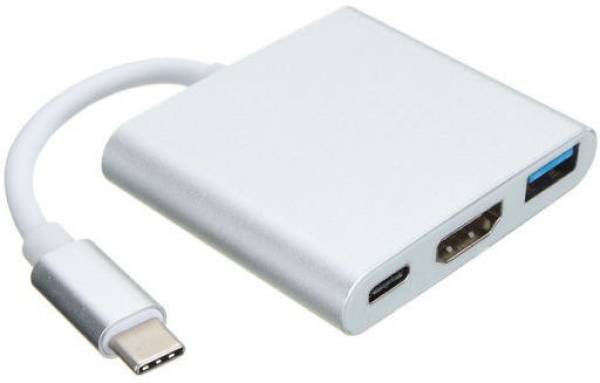 microware Type-c To Hdmi 3 In 1 Adapter Hdmi USB 3.0 Type C Type C to HDMI 3 in 1 Adapter USB Hub