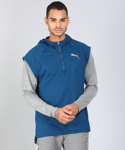 Puma full sleeve solid men's sweatshirt hotsell