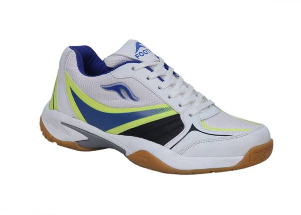 FOOTFIX Men's RANGER White Badminton Shoes For Men