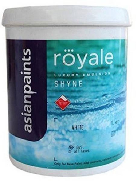 ASIANPAINTS Asian Paints 1L Royale Luxury Emulsion Shyne Paint (White) BLUE, WHITE Emulsion Wall Paint
