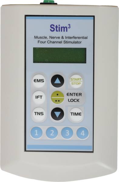 Johari Digital BLD STIM 3 IFT+MS+ Tens 4 Channel Combo Muscle Stimulator Electrotherapy Device