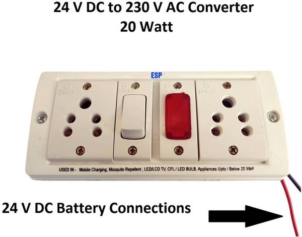 ESP 24 V DC to 230 AC Converter for Multiple Application Up To 20 Watt ...