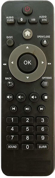 LipiWorld DVD and Home Theater System Remote Control Compatible for  Bluetooth USB Philips Remote Controller