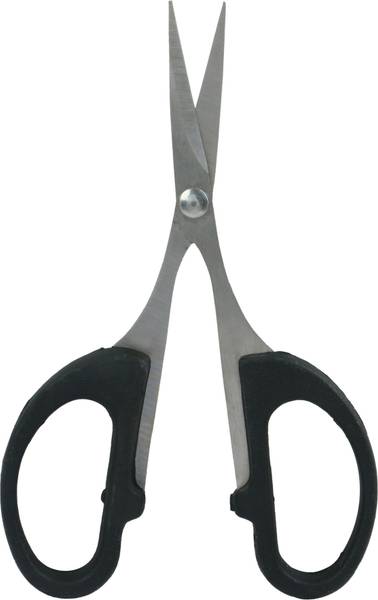 BOSCO Small Stainless Steel Black Scissors All Purpose Scissor, Pack Of 1 Scissors