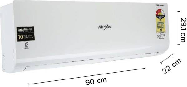 Buy Whirlpool 1.5 Ton 3 Star Inverter Split AC (Copper Condensor, MAGICOOL, White) Online at 