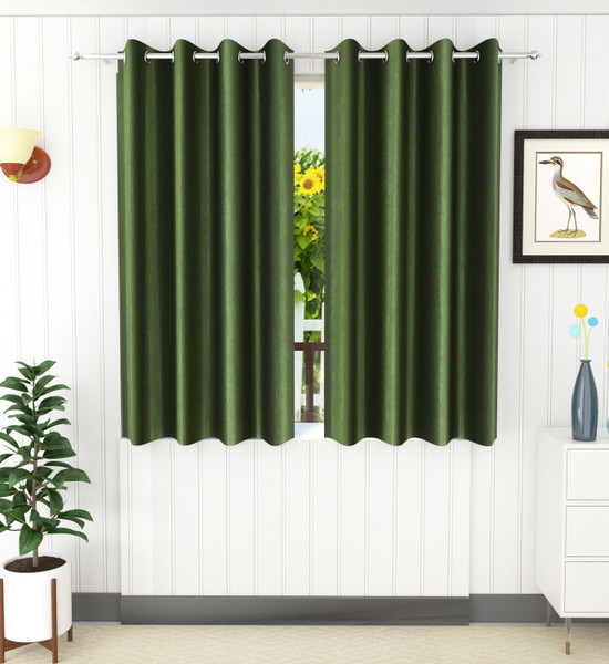 Flipkart SmartBuy 152.4 cm (5 ft) Window Polyester Curtain (Pack Of 2)
