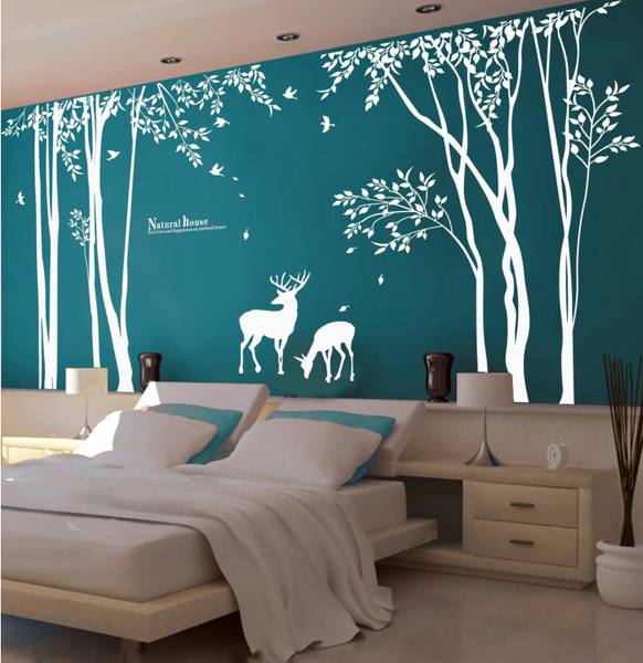 Kayra Decor Large Forest Tree Wall Design Stencils for Wall Painting Decor (140 " x 87 ") KDS90046 Wall stencil Stencil