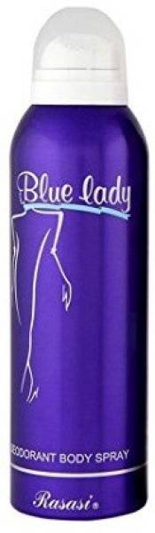 RASASI BLUE LADY DEODORANT MOST SELLING PRODUCT (200 ML) Deodorant Spray - For Women