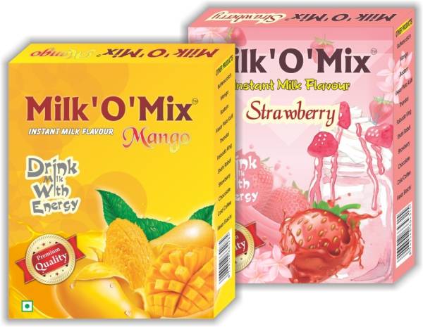 Milk'O'Mix Mango and Strawberry Flavored Milk Powder