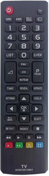 LipiWorld AKB72914641 LCD LED TV Remote Control Compatible for  LG Remote Controller