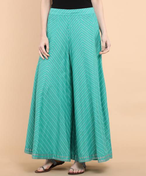 W Regular Fit Women Blue Trousers