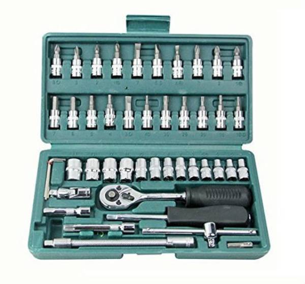 Zahuu 46-in-1 Pieces Tool Kit, Screwdriver and Socket Set Precision Screwdriver Set