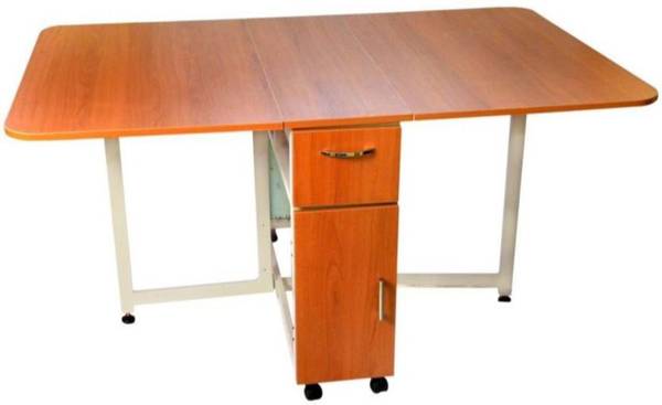 InnoFur Forito Single Teak Folding Engineered Wood 4 Seater Dining