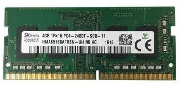 Hynix PC4-19200, 1.2v DDR4 4 GB (Single Channel) Laptop, Mac (HMA851S6AFR6N-UH , 1RX16, PC4-2400T-SC0-11, LAPTOP RAM)