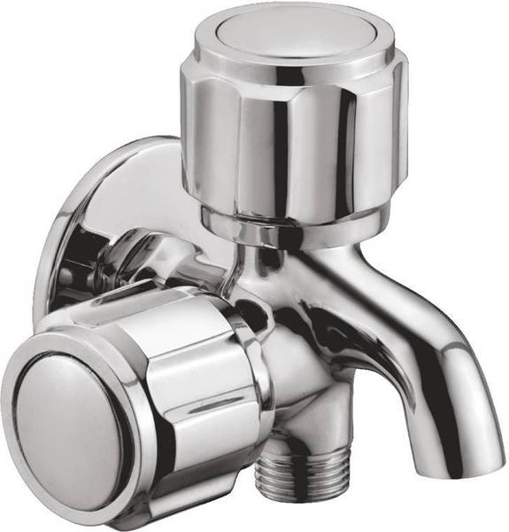 KAMAL Two in One Bib Cock - Delux Twin Elbow Valve Faucet