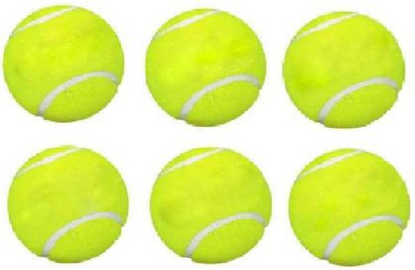 NOBI Light Weight cricket Tennis Ball - Size: 6 (pack of 6) Cricket Tennis Ball Tennis Ball