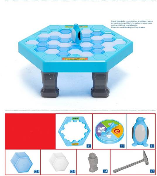Chocozone Mini Table Games Balance Ice Cubes Save Penguin Icebreaker Beating Toys Party & Fun Games Board Game