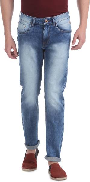 FLYING MACHINE Tapered Fit Men Blue Jeans