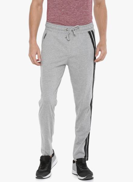Force NXT Super Combed Cotton Solid Men Grey Track Pants