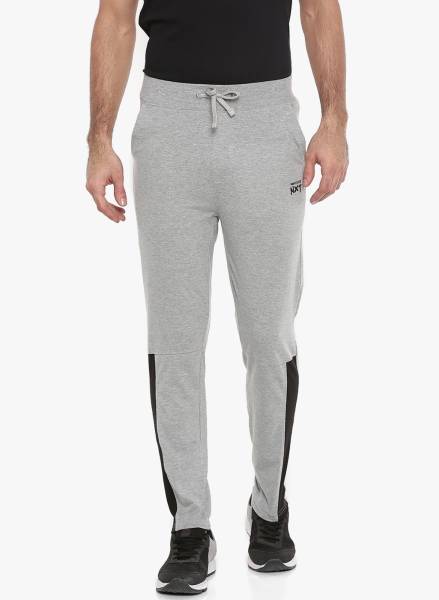 Force NXT Super Combed Cotton Solid Men Grey Track Pants