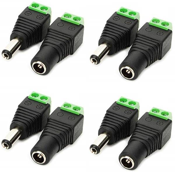 RIVER FOX (4 SET) DC Pin Connector 4 Male + 4 Female DC Pin Connector Male Female Wire Connector