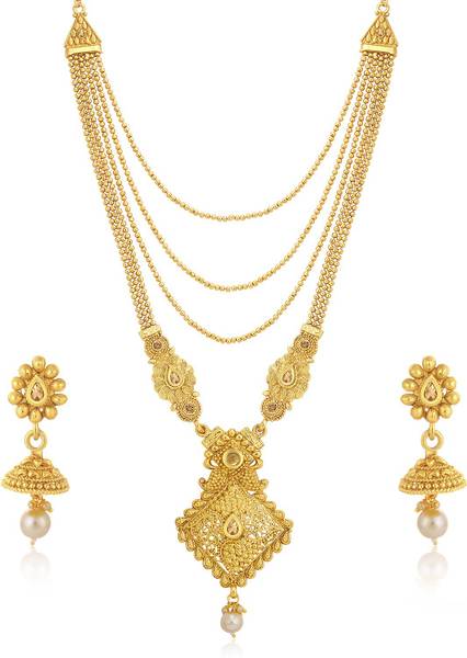 Sukkhi Alloy Gold-plated Gold Jewellery Set