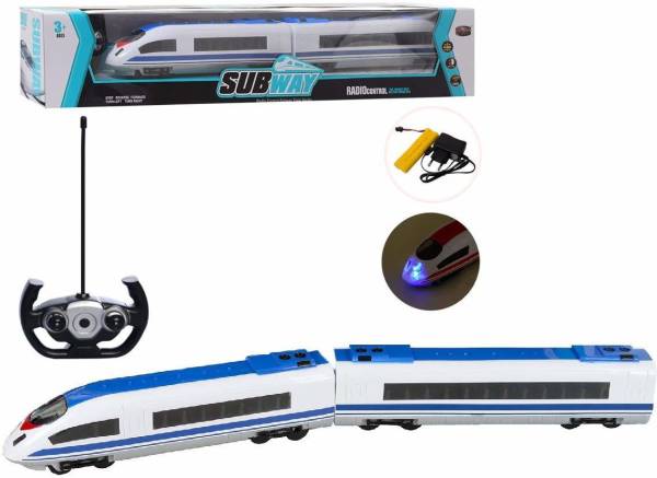 IndusBay Rechargeable High Speed Remote Controlled Bullet Train with Flash Light