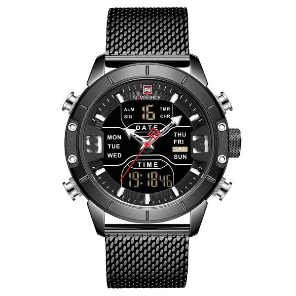 NAVIFORCE Original Stainless Steel Luxury Chronograph Date