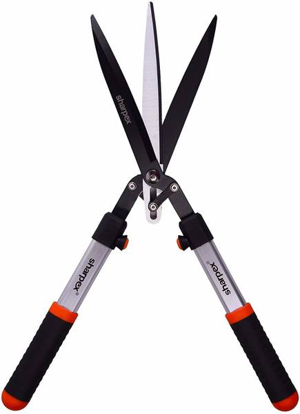 Sharpex HG2587 Hedge Shear with 3 Sharp Blade, Advance Spring Loaded Function Grass Shear Hedge Shear