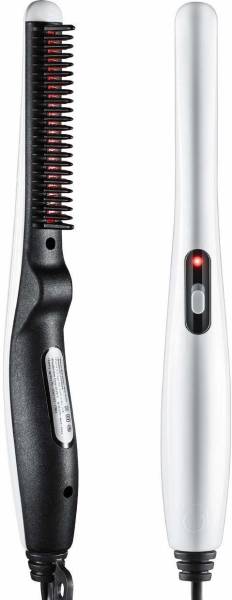 Fulkiza Hair Straightening Brush Electric Comb for Men with Side Hair Detangling, Hair Styling Straightening Comb Hair Straightener