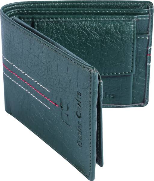 DEZiRE CRAfTS Men Formal, Casual Green Artificial Leather Wallet
