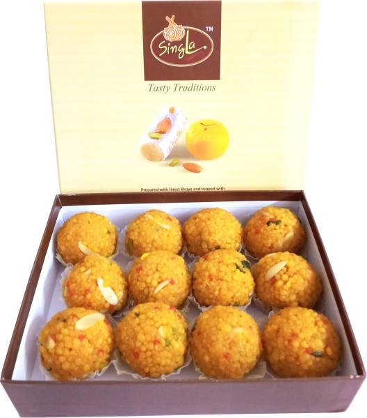 Singla Boondi Ladoo Box 500g Box