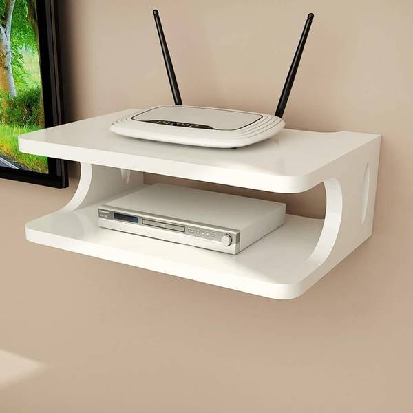 Hindwood SET TOP BOX STAND MDF (Medium Density Fiber) Wall Shelf