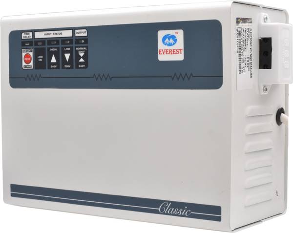 EVEREST EWD 500 Double Booster Heavy Duty Upto 2 Ton AC, Working Range : 130 V - 300 V Voltage Stabilizer