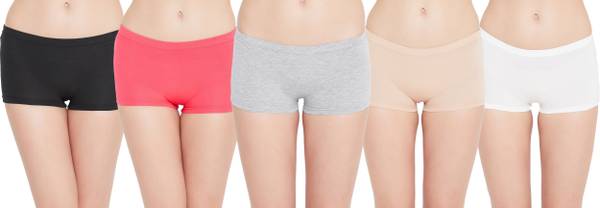 LEADING LADY Women Boy Short Black, Beige, White, Grey, Pink Panty