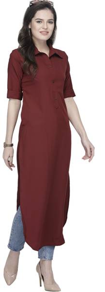 Sayesha Women Solid Straight Kurta