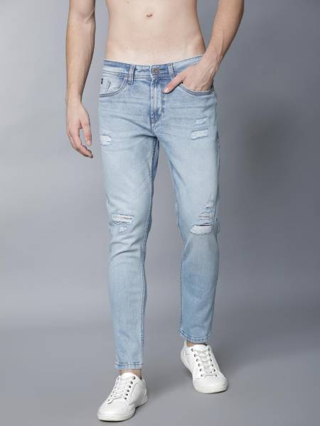 LOCOMOTIVE Tapered Fit Men Light Blue Jeans