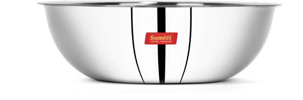 Sumeet Cook Smart TriPly Stainless Steel Tasra - 4Ltr - 28Cm Kadhai 28 cm diameter 4 L capacity