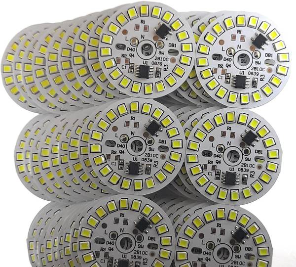 SME 50 Pics 9 Watt Direct On Board LED Bulb Raw Material WHITE